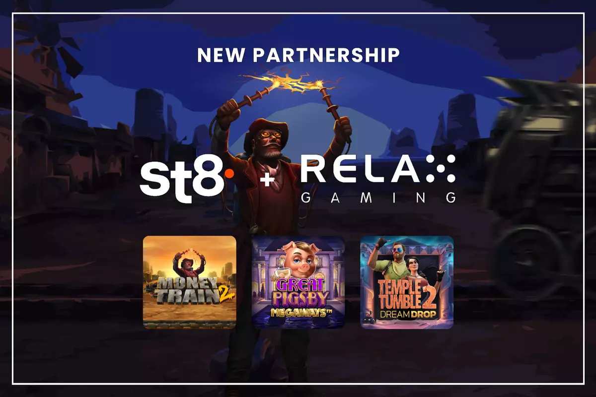 St8.io and Relax Gaming Partnership