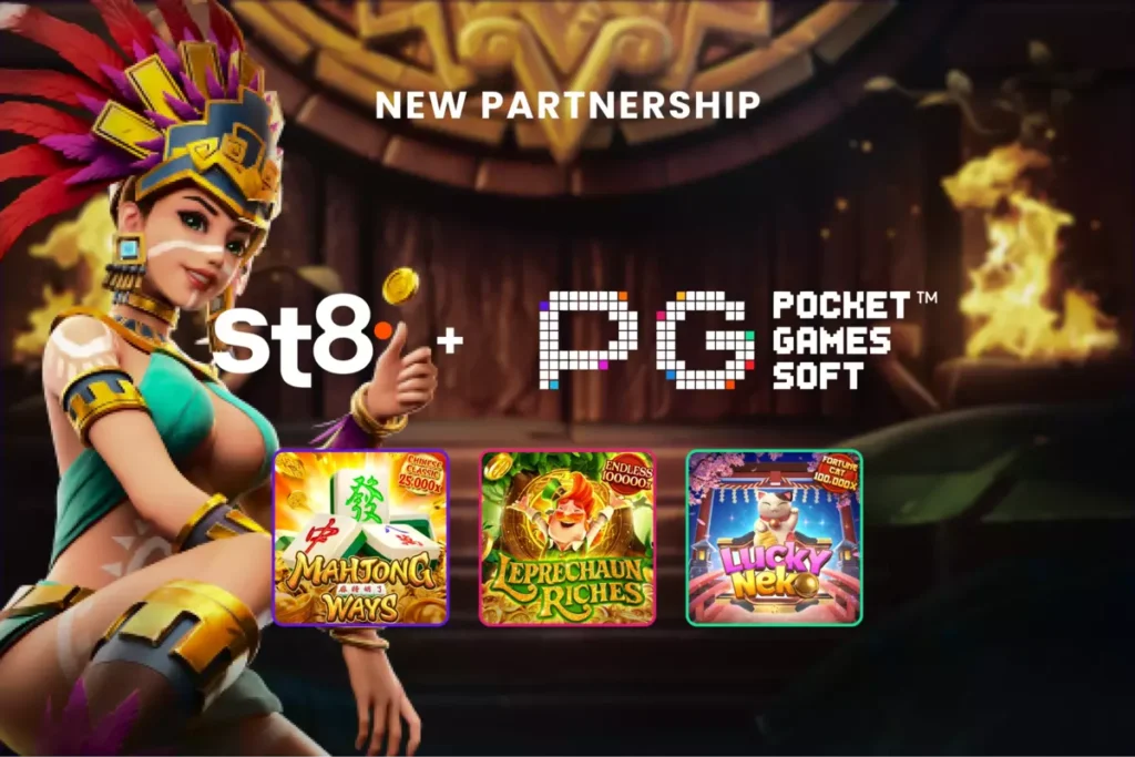 St8 & PG Soft teamed up to deliver best mobile games to endusers