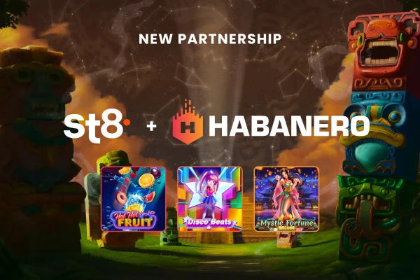St8 & Habanero partnership announcement.