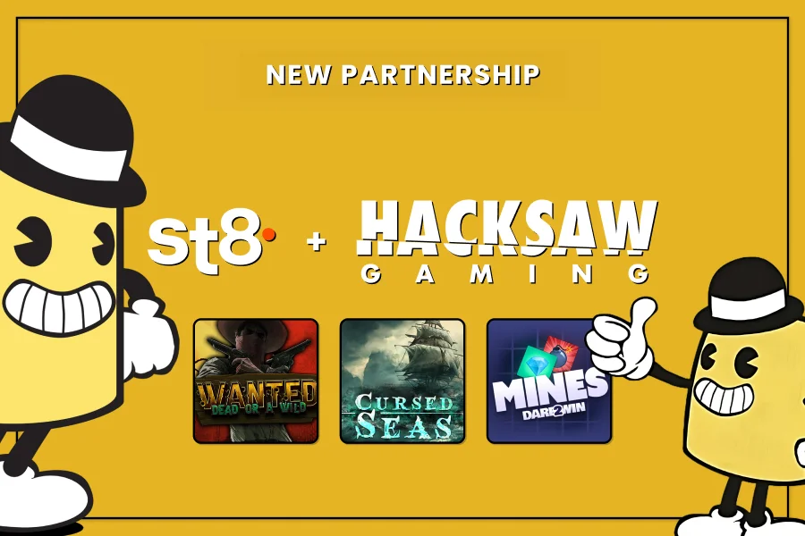 St8 casino aggregation platform integrated Hacksaw Gaming