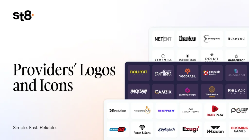 St8 providers logos via API in 10 variations