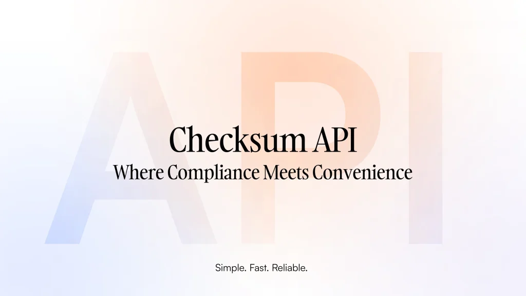 St8 Aggregator Platform Delivered Checksums API for regulated markets