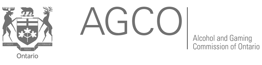 AGCO logo – Alcohol and Gaming Commission of Ontario licensing authority for iGaming