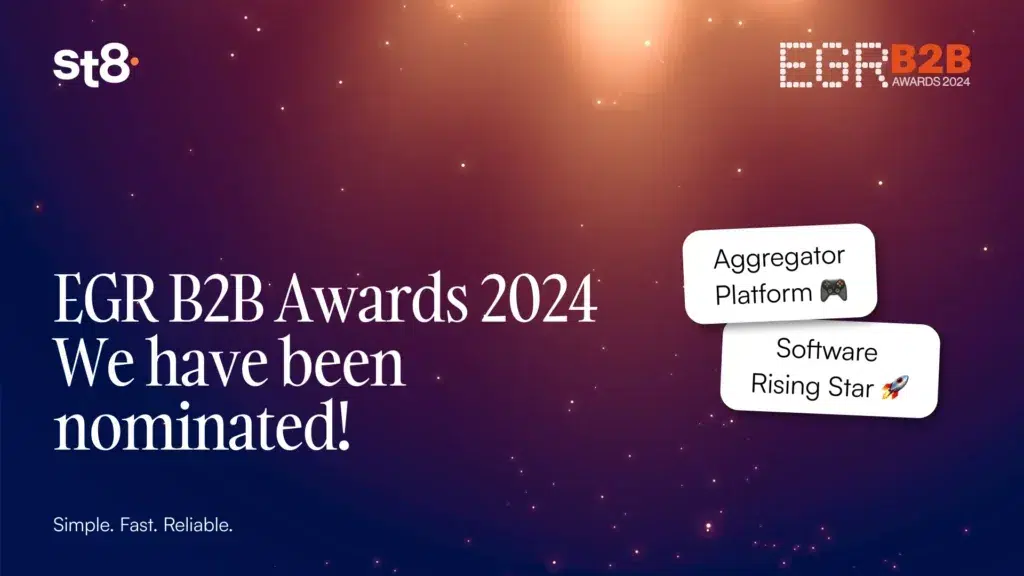 St8 Nominated for 2 EGR B2B Awards 2024