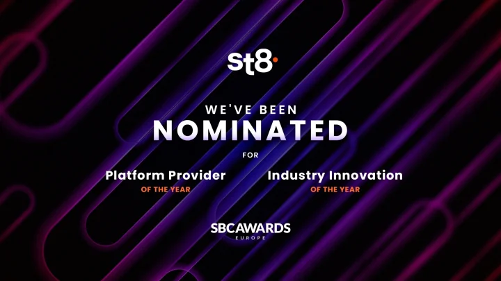 St8 Shortlisted for Multiple Categories at the SBC Awards Europe