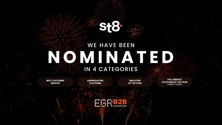 St8 Shortlisted for Four Categories at the EGR B2B Awards