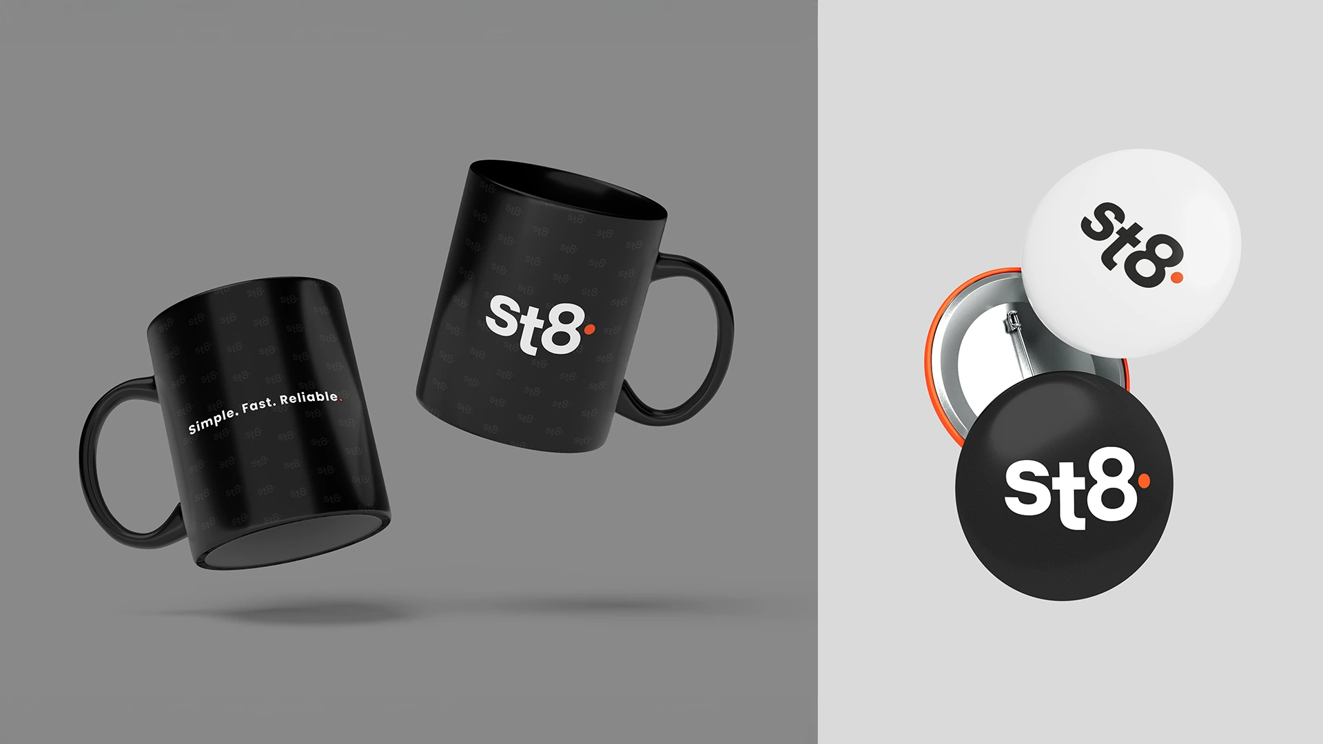 St8 brand in practice merch items image.
